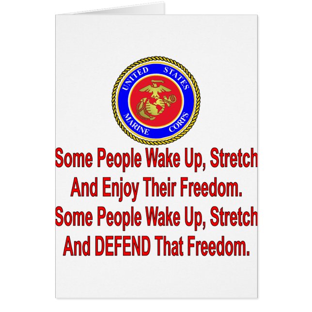 USMC Certains Défendent Cette Liberté (Devant)