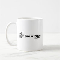 USMC "Die wenigen, die stolz" gestapelte schwarze 