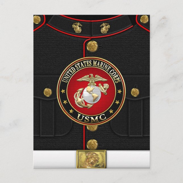 USMC EGA [Special Edition] [3D] Postkarte (Vorderseite)