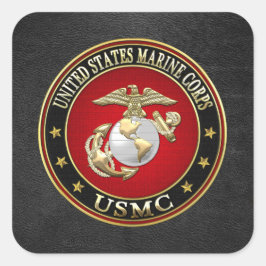 USMC EGA [Special Edition] [3D] Quadratischer Aufkleber