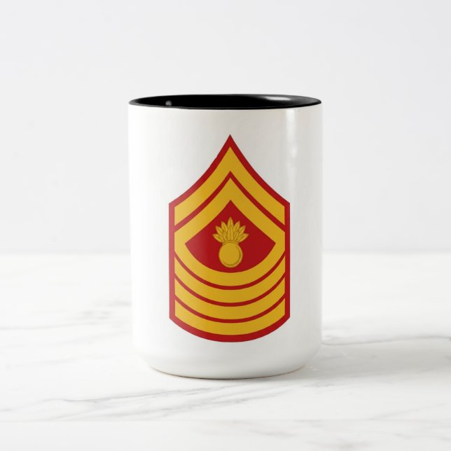 USMC First Sergeant Rangabzeichen Kaffeetasse (Mittel)