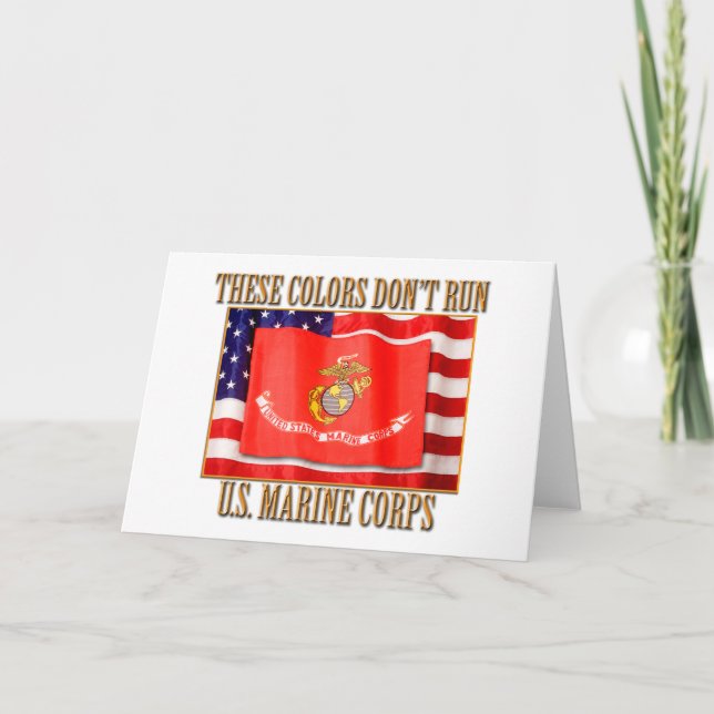USMC-Grußkarte Karte (Vorderseite)