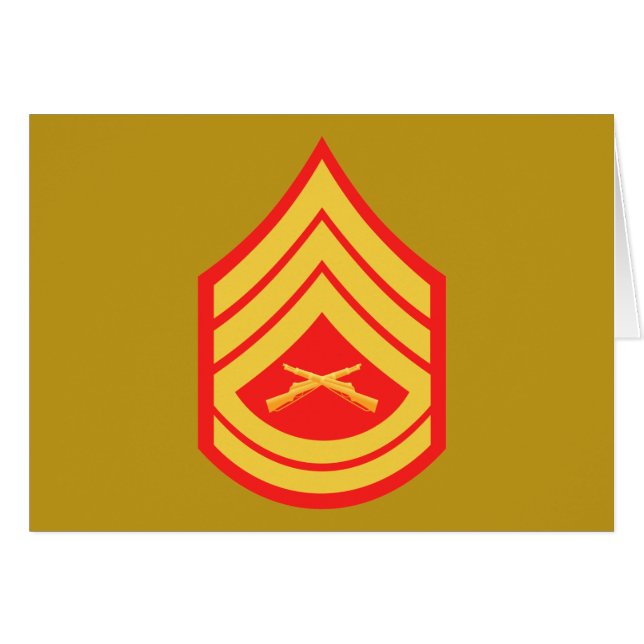 USMC GySgt Gunnery Sergeant E-7 (Vorderseite (Horizontal))