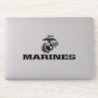 USMC-Logo mit schwarzen Logos