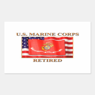 USMC pensionierte Aufkleber