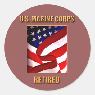 USMC pensionierter Aufkleber