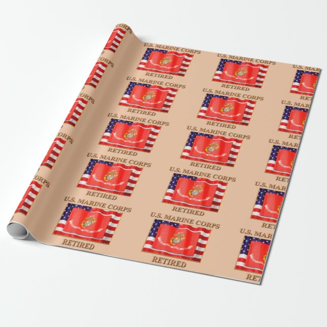 USMC pensioniertes Packpapier (Ungerollt)