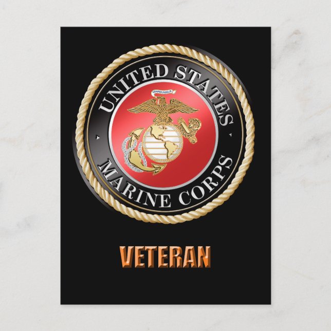 USMC Postkarte (Vorderseite)