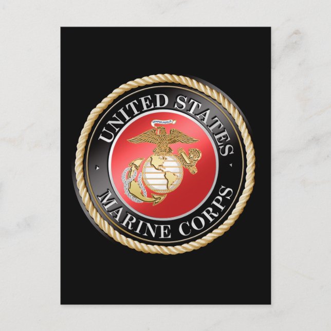 USMC Postkarte (Vorderseite)