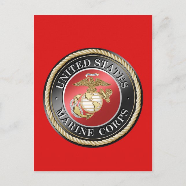 USMC Postkarte (Vorderseite)