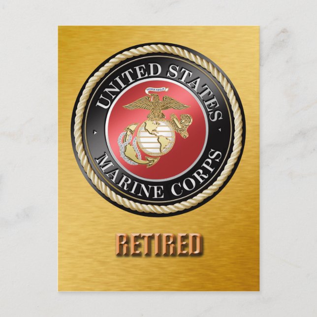 USMC Postkarte (Vorderseite)