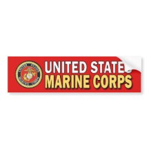 USMC Red Siegel Car Autoaufkleber