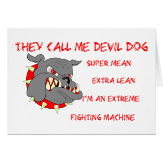 USMC rufen sie mich Teufel-Hund an