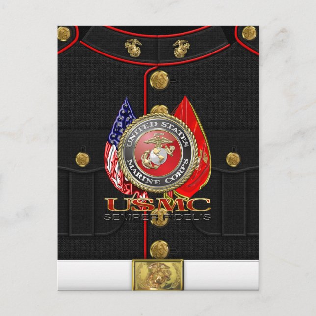 USMC Semper Fi [Special Edition] [3D] Postkarte (Vorderseite)