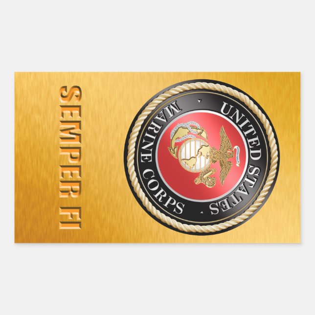 USMC Semper Fi Sticker (Vorderseite)