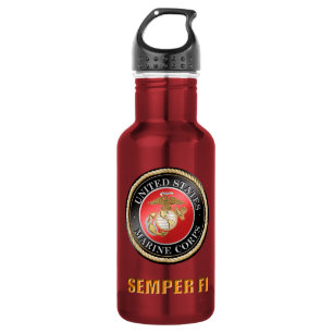 USMC Semper FI-Wasser-Flasche Edelstahlflasche