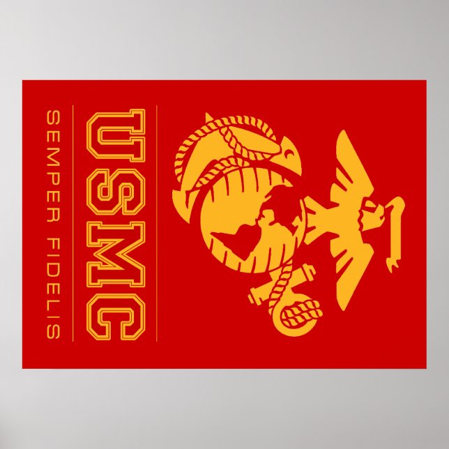 USMC Semper Fidelis [Semper Fi] Poster (Vorne)