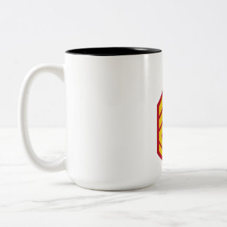 USMC-Stabssargenten-Rangabzeichen-Kaffeetasse Zweifarbige Tasse