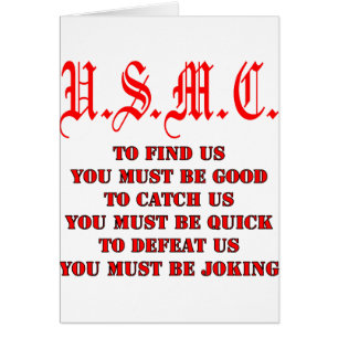 USMC, um Fang oder Niederlage zu finden