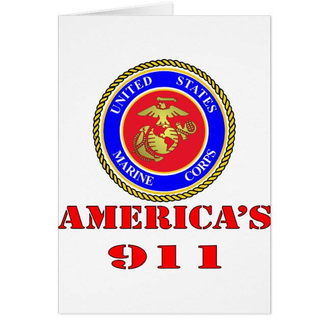 USMC United Staaten Marine Corps America's 911 (Vorne)