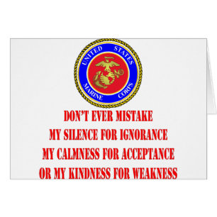USMC verbiete mir nicht einmal meine Güte für Schw