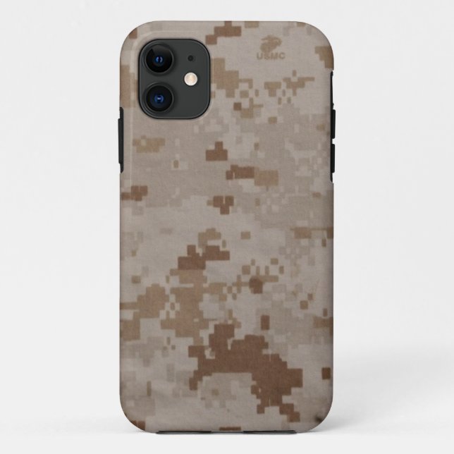 Usmc-Wüsten-Tarnung Case-Mate iPhone Hülle (Rückseite)