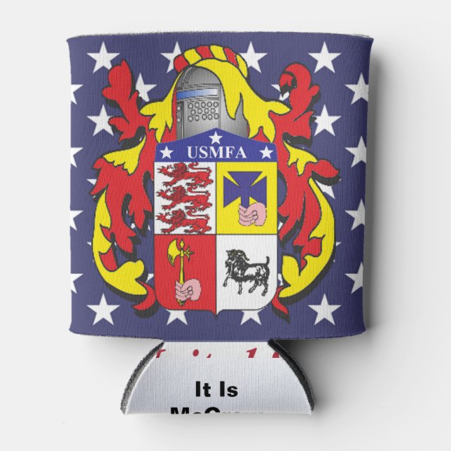 USMFA-Logo kann abkühlen Dosenkühler (Vorderseite)