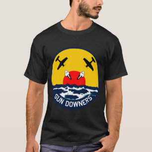 USN VF111 Kampfflugstaffel Sundowners Clean Style T-Shirt