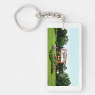 Usonian Gasthaus-Schlüsselanhänger - Schlüsselanhänger