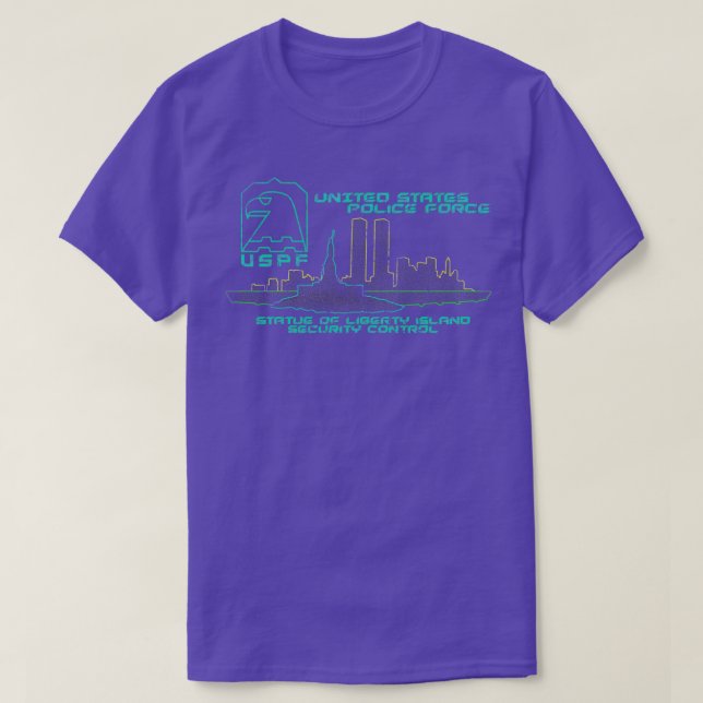 USPF Security Kontrolle Escape aus New York T-Shirt (Design vorne)