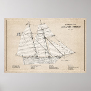 USRC Alexander Hamilton - SBD Poster