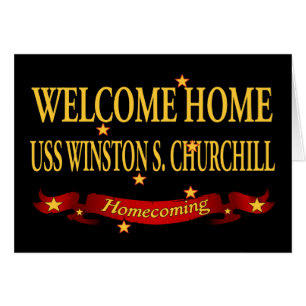 USS à la maison bienvenu Winston S. Churchill
