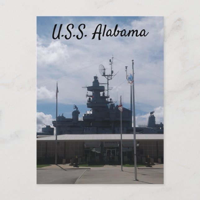 USS Alabama Battleship Museum - Mobile, AL Postkarte (Vorderseite)