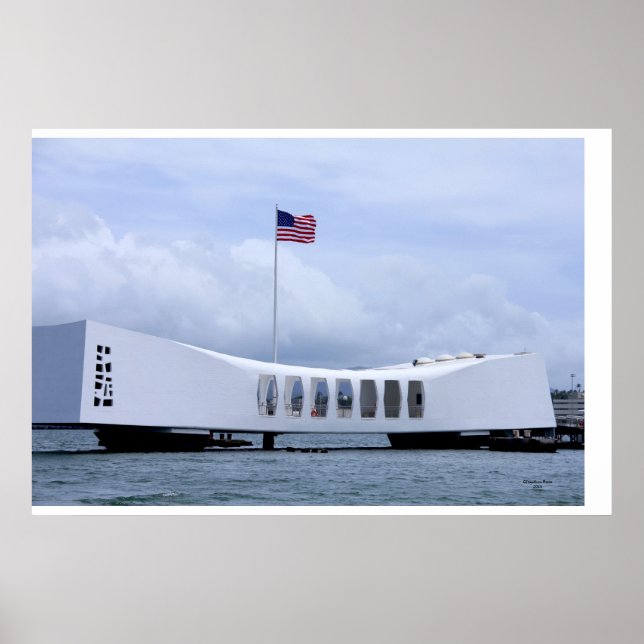 USS Arizona Memorial Poster (Vorne)