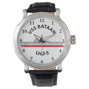 USS BATAAN - LHD-5 - WASP CLASS AMPHIBIOUS ASSAULT ARMBANDUHR