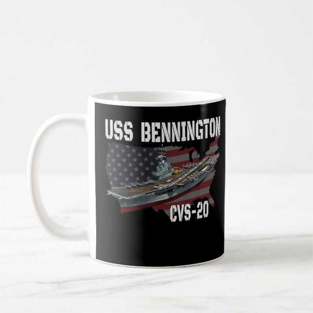USS Bennington CVS-20 Aircraft Carrier Veterans Da Kaffeetasse (Links)