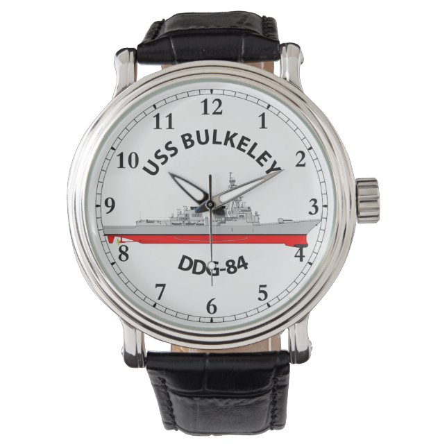 USS BULKELEY - DDG-84 - ARLEIGH BURKE WATCH ARMBANDUHR (Vorderseite)