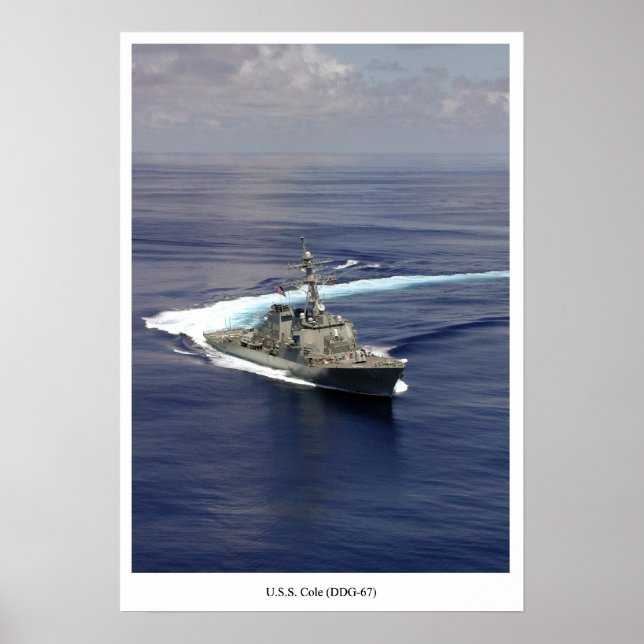 USS Cole (DDG 67) Poster (Vorne)
