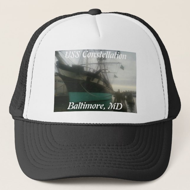 USS Constellation Truckerkappe (Vorderseite)
