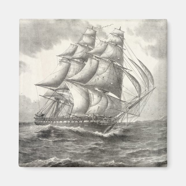 USS Constitution Magnet (Vorne)