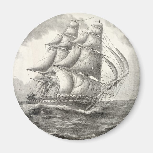 USS Constitution Magnet (Vorne)