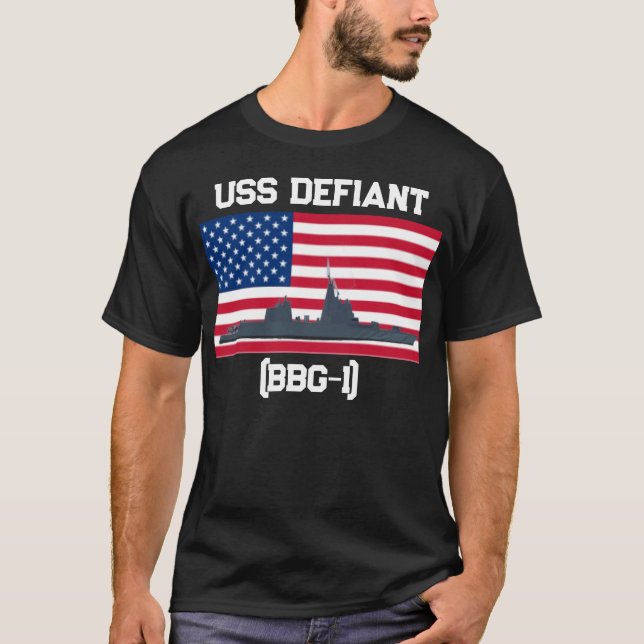 USS Defiant (BBG-1) T-Shirt (Vorderseite)