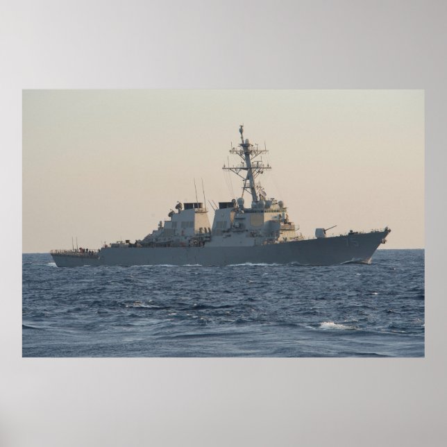 USS Donald Cook (DDG 75) Poster (Vorne)