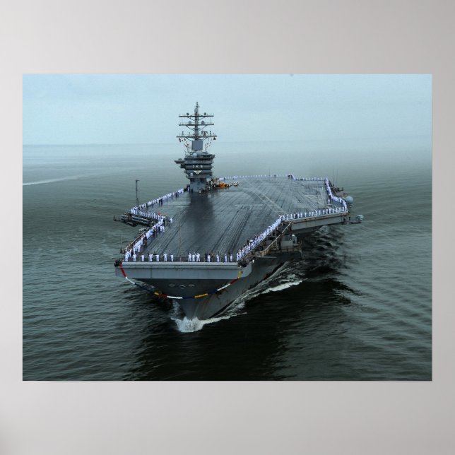 USS Dwight D. Eisenhower (CVN 69) Poster (Vorne)