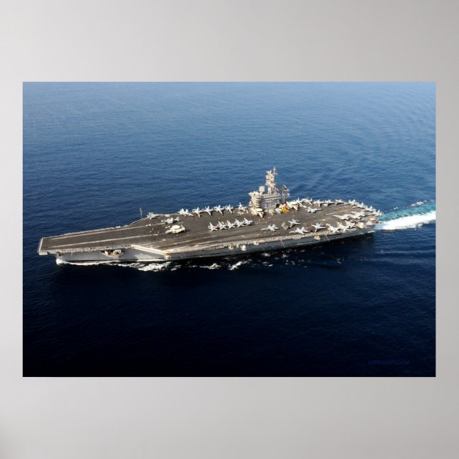 USS Dwight D. Eisenhower Poster (Vorne)