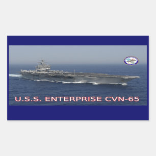 USS Enterprise CVN-65 Sticker