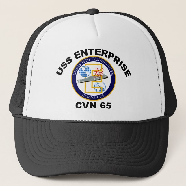 USS Enterprise CVN-65 Truckerkappe (Vorderseite)