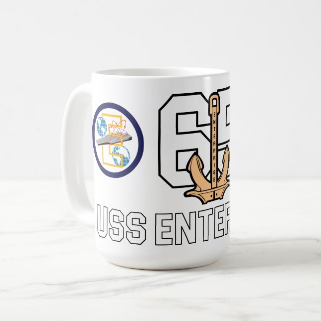 USS ENTERPRISE TASSE LEGEND CVN-65 (Vorderseite Links)