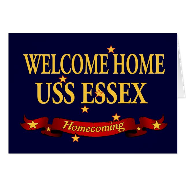 USS Essex à la maison bienvenu (Devant horizontal)