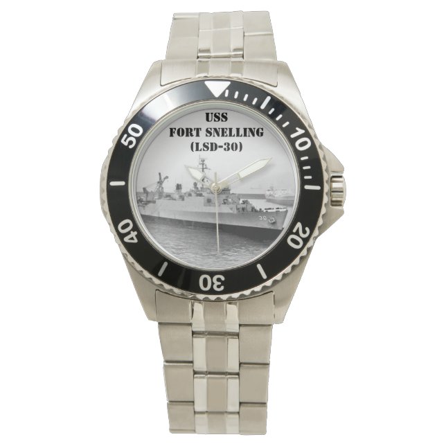 USS FORT SNELLING (LSD-30) ARMBANDUHR (Vorderseite)
